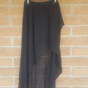 Xhilaration High-Low Sheer Skirt